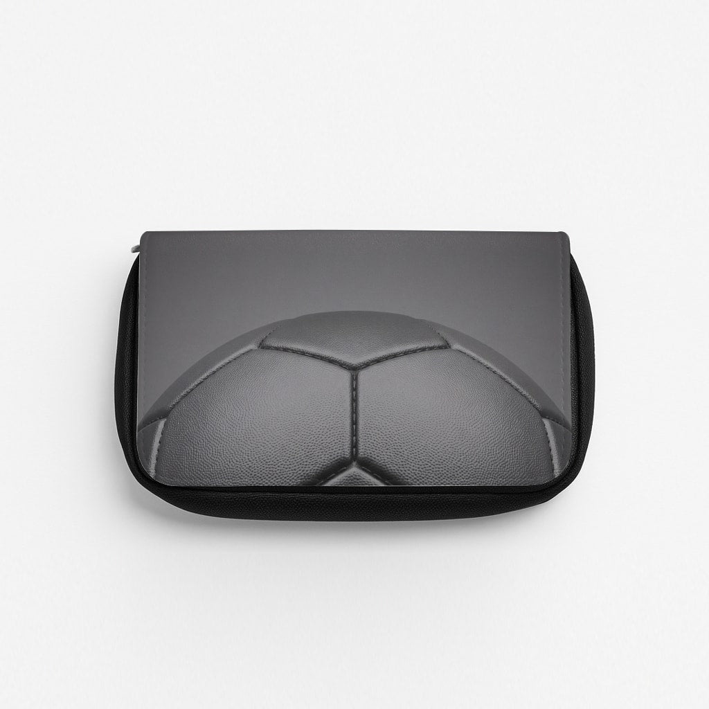 Black Football Pencil Case