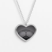Black Football Necklace 3