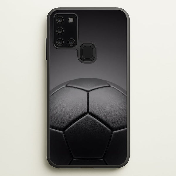 Black Football Phone Case - Galaxy A21s / Standard