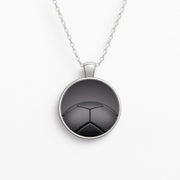 Black Football Necklace 1