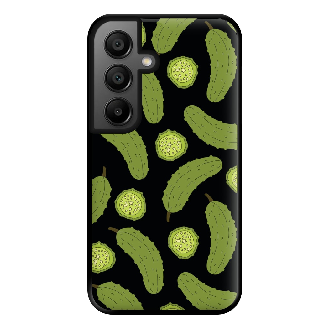 Pickle Assortment Pattern Phone Case for Galaxy A56