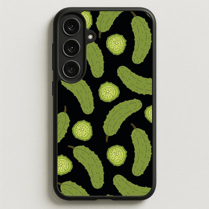 Pickle Assortment Pattern Phone Case for Galaxy S25FE