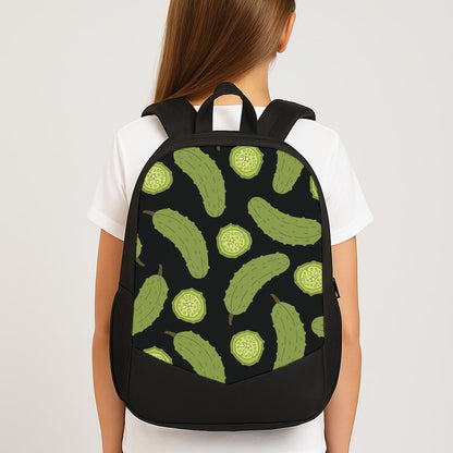 Pickle Assortment Pattern Large School Bag