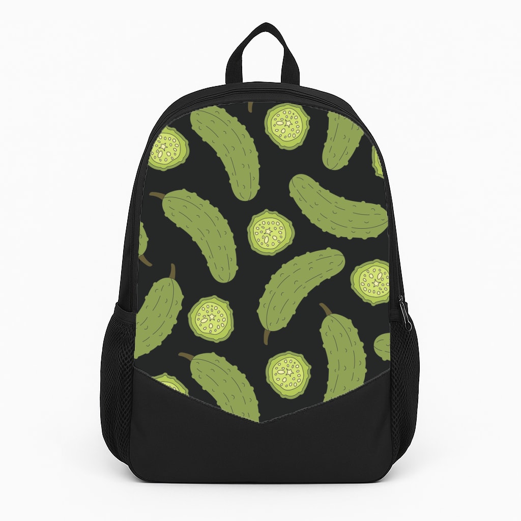 Pickle Assortment Pattern Large Backpack