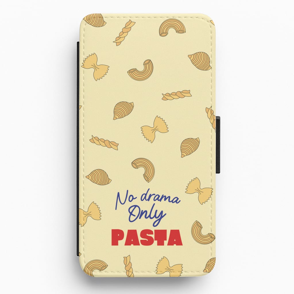 No Drama, Only Pasta Flip / Wallet Phone Case