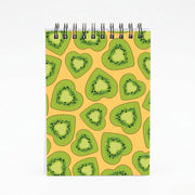 Kiwi Hearts Pattern Notebook 4