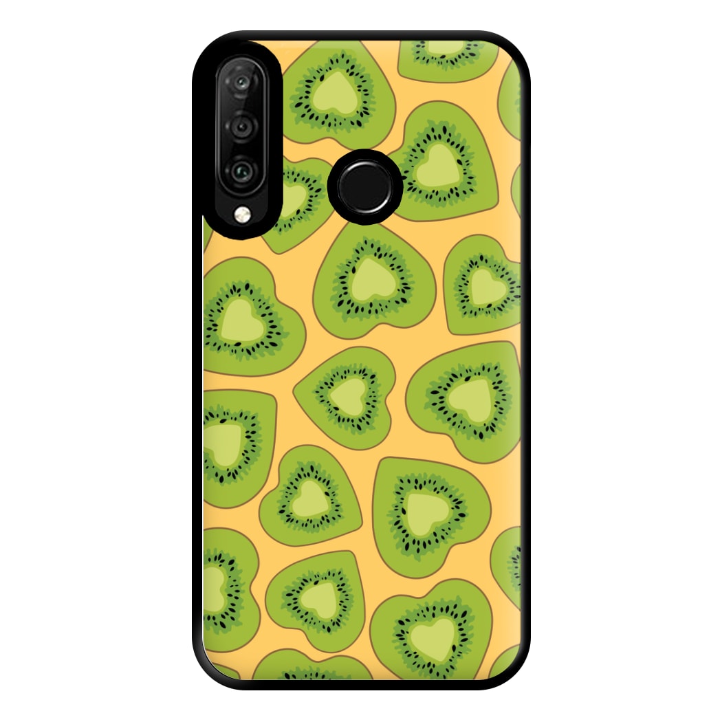 Kiwi Hearts Pattern Phone Case for Huawei P30 Lite