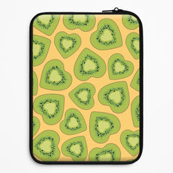 Kiwi Hearts Pattern Universal Laptop Sleeve