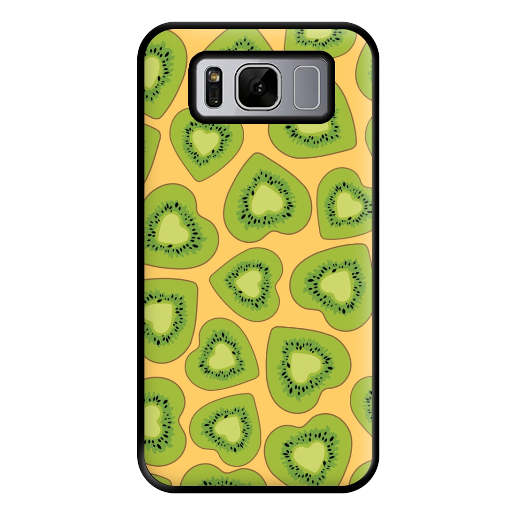 Kiwi Hearts Pattern Phone Case for Galaxy S8 Plus