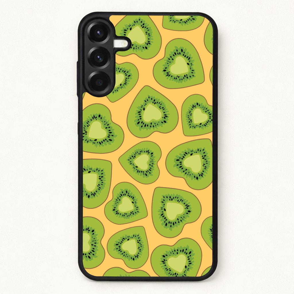 Kiwi Hearts Pattern Phone Case for Galaxy A17