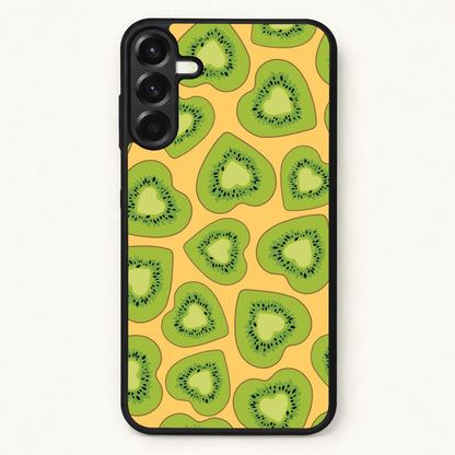 Kiwi Hearts Pattern Phone Case for Galaxy A17