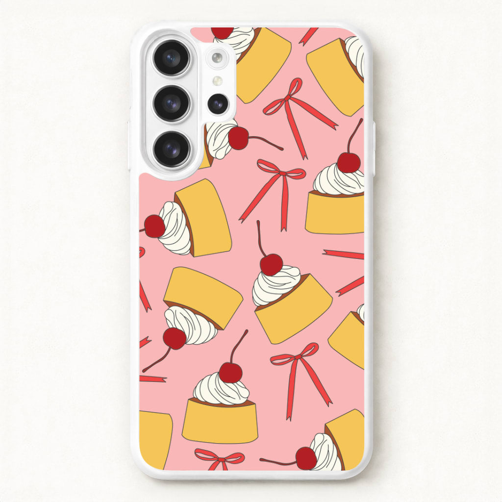 Coquette Bows And Pudding Pattern Phone Case for Galaxy S26 Ultra
