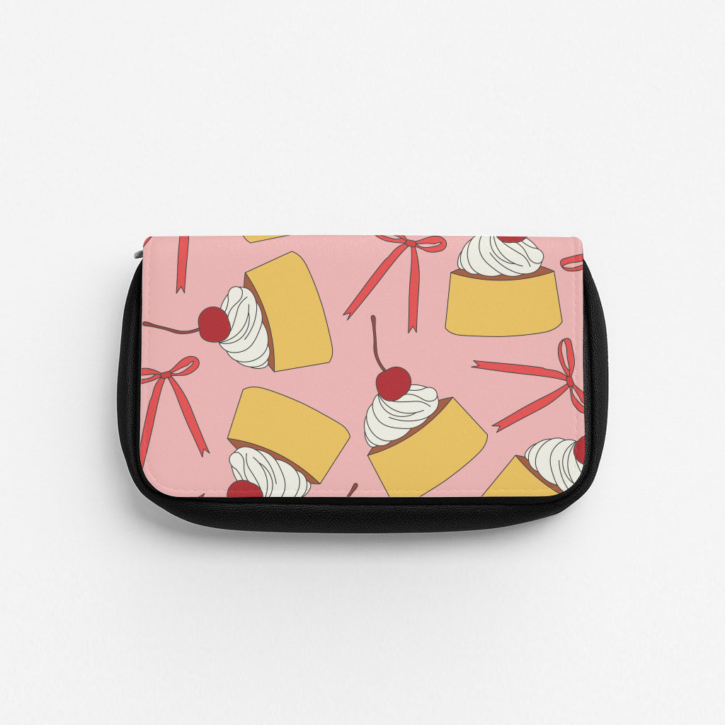 Coquette Bows And Pudding Pattern Pencil Case