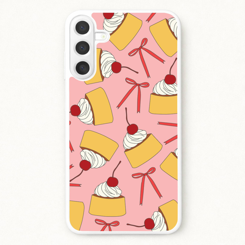 Coquette Bows And Pudding Pattern Phone Case for Galaxy A57