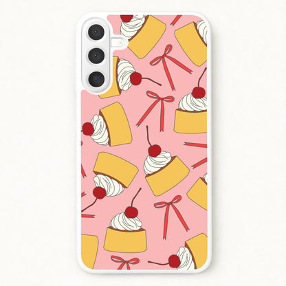 Coquette Bows And Pudding Pattern Phone Case for Galaxy A57