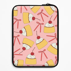 Coquette Bows And Pudding Pattern Universal Laptop Sleeve