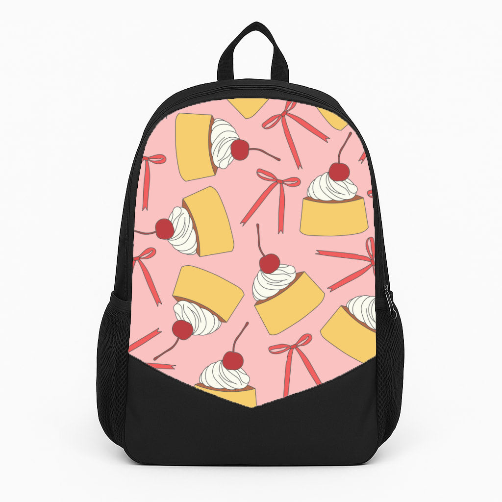 Coquette Bows And Pudding Pattern Backpack