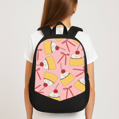 Coquette Bows And Pudding Pattern Large School Bag
