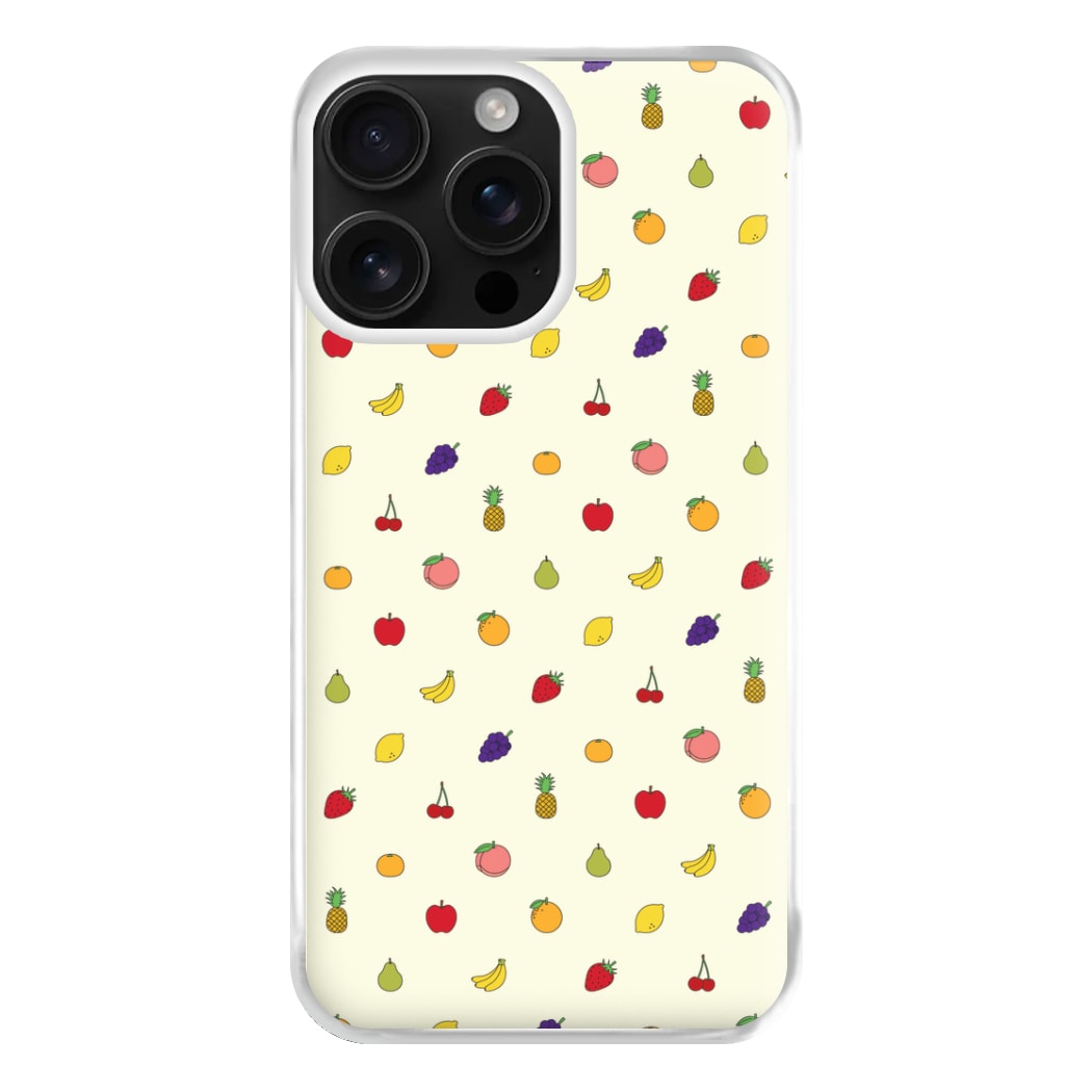 Miniature Fruits Pattern Phone Case