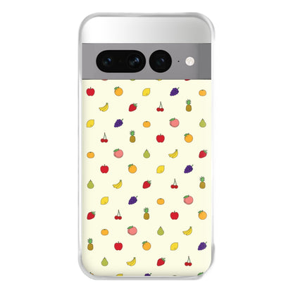 Miniature Fruits Pattern Phone Case for Google Pixel 7 Pro