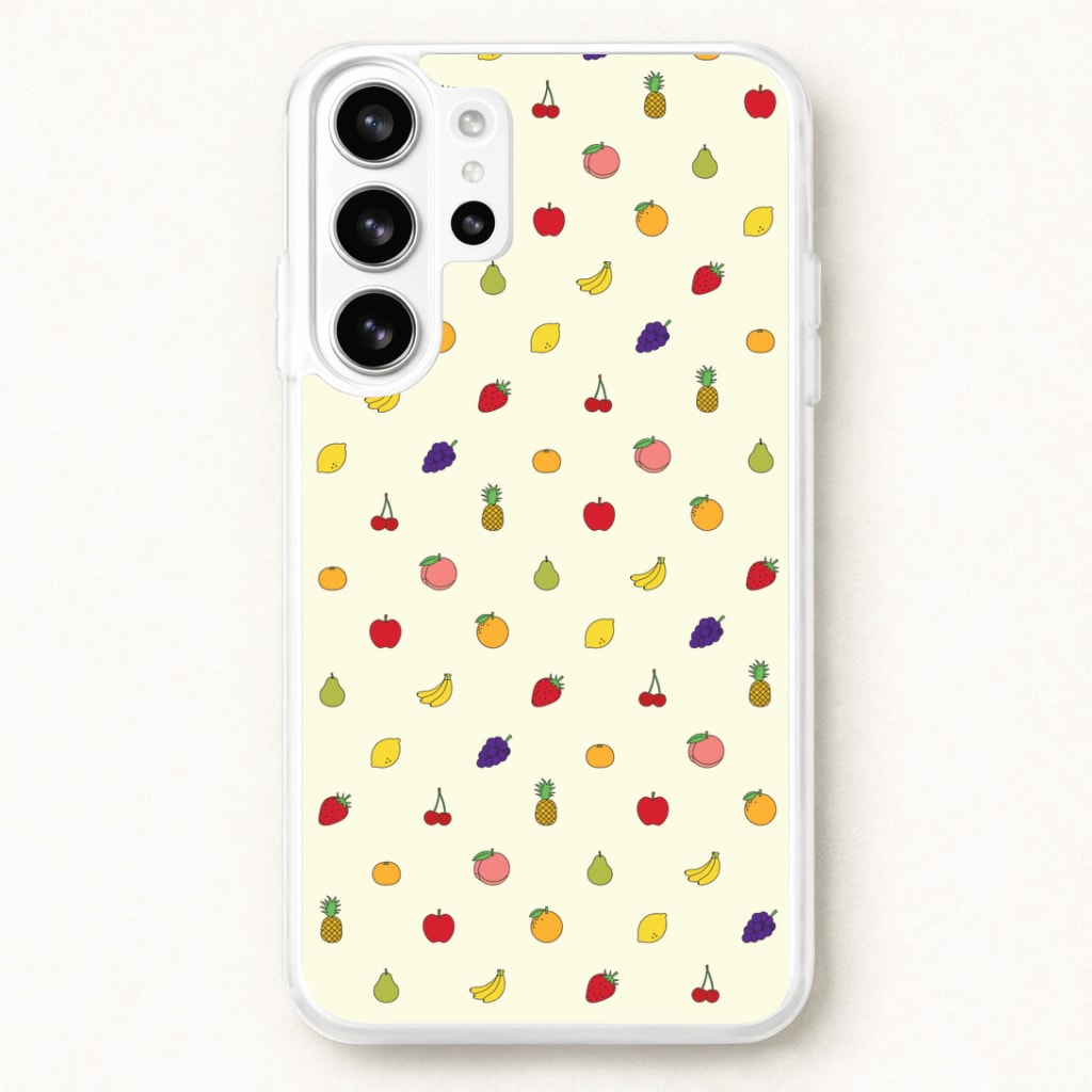 Miniature Fruits Pattern Phone Case for Galaxy S26 Ultra