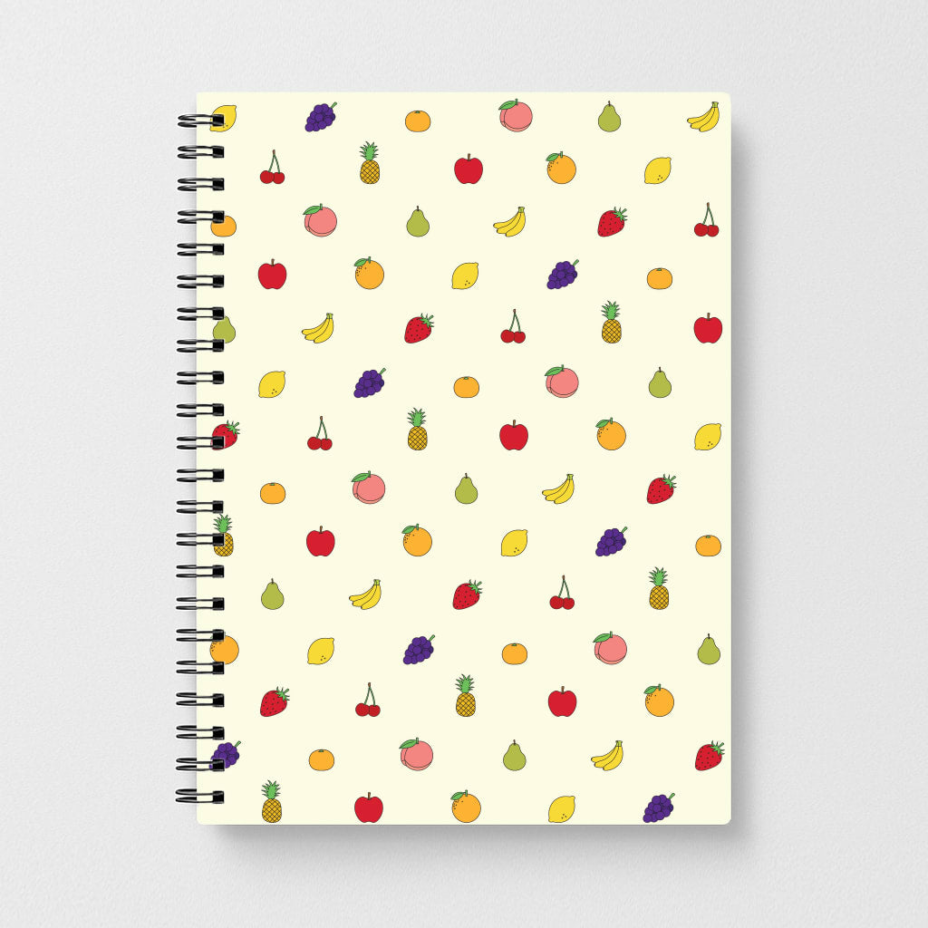 Miniature Fruits Pattern Notebook