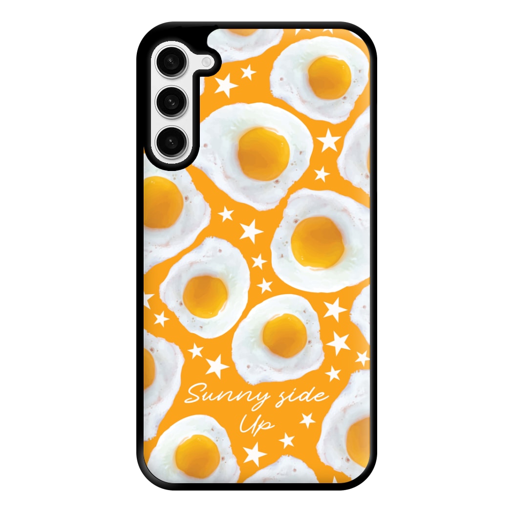 Sunny Side Up Egg Pattern Phone Case for Galaxy S23 Plus