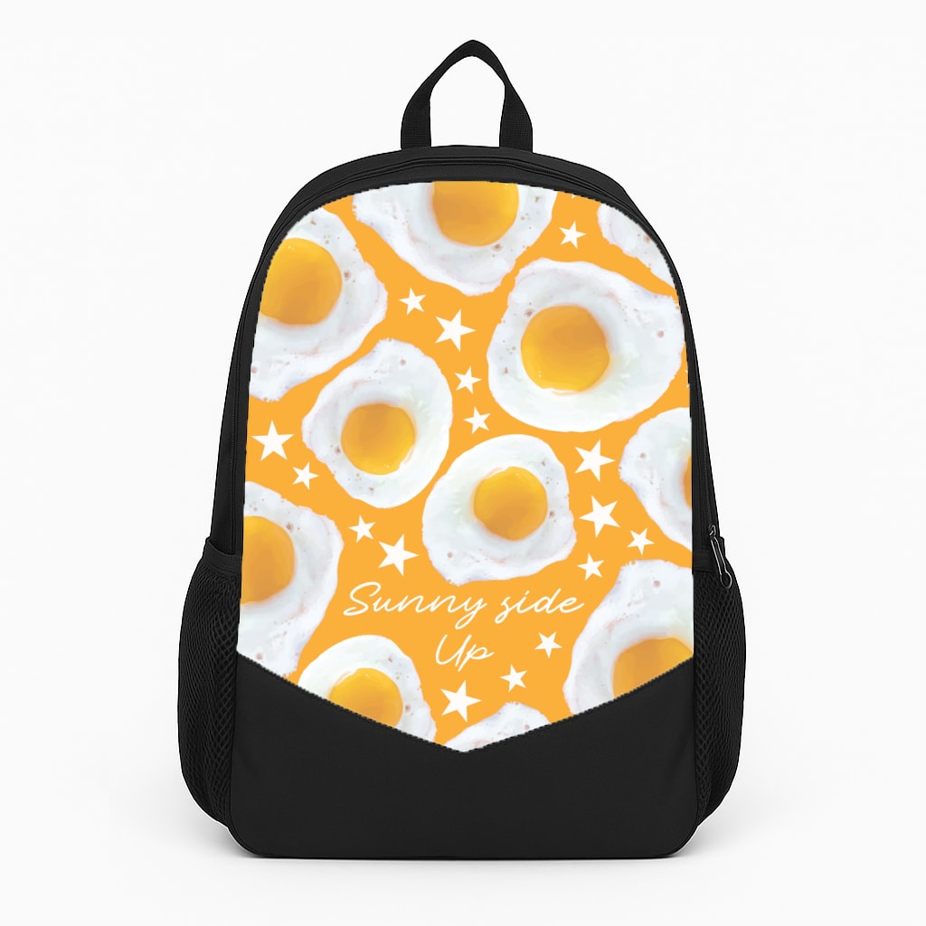 Sunny Side Up Egg Pattern Backpack