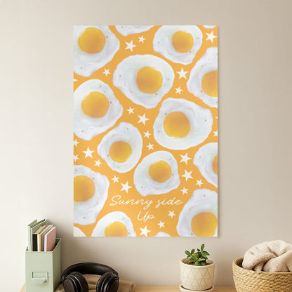 Sunny Side Up Egg Pattern Poster