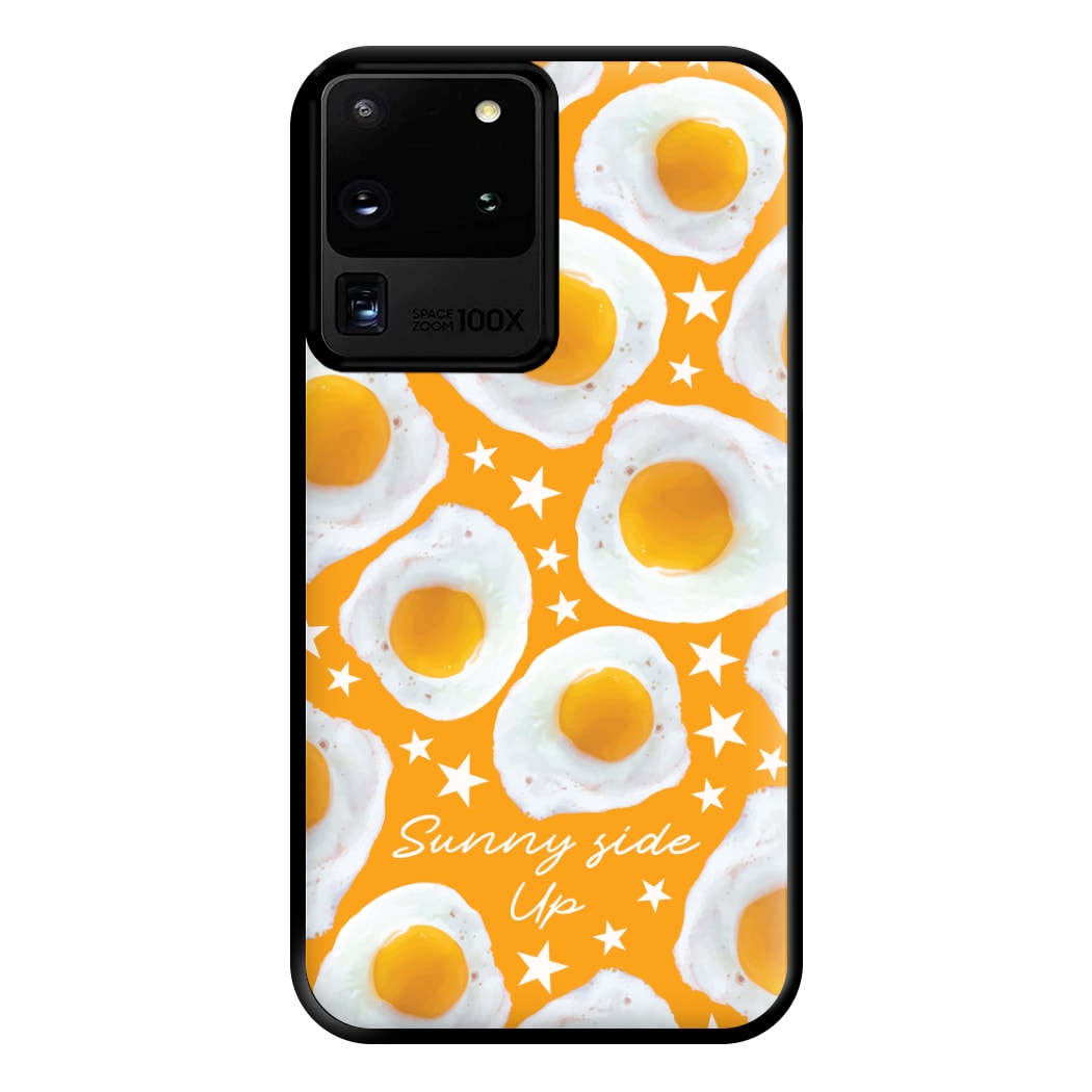 Sunny Side Up Egg Pattern Phone Case for Galaxy S20 Ultra