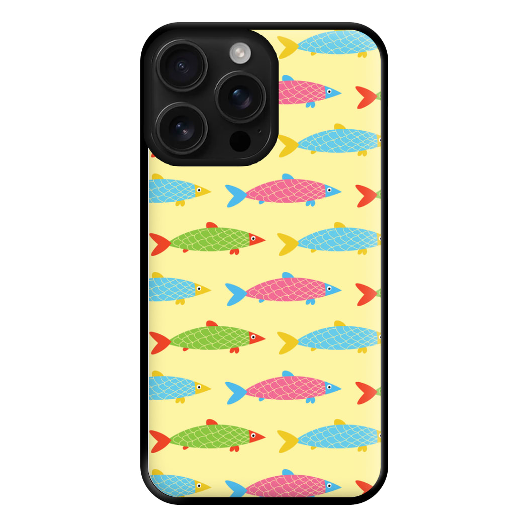 Colourful Cartoon Fish Pattern Phone Case