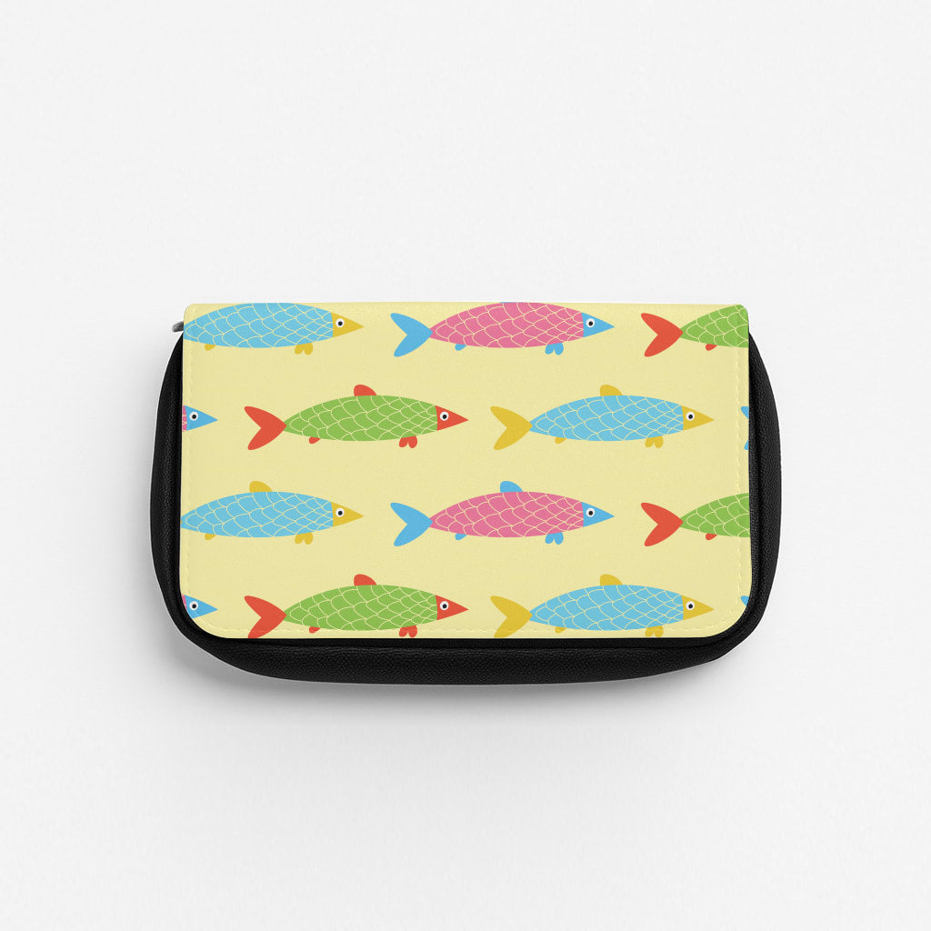 Colourful Cartoon Fish Pattern Pencil Case