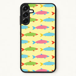 Colourful Cartoon Fish Pattern Phone Case for Galaxy A17