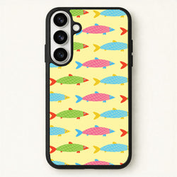 Colourful Cartoon Fish Pattern Phone Case for Galaxy S26