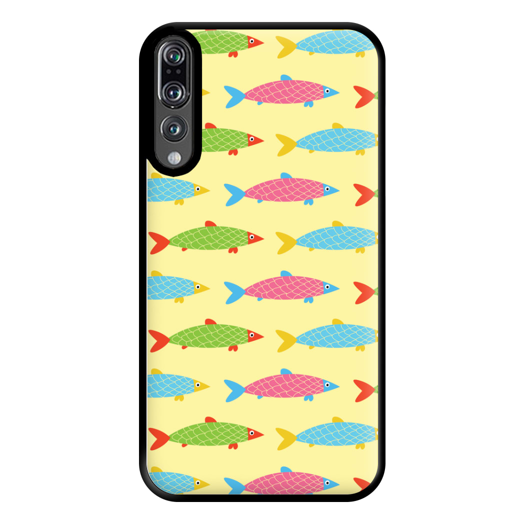Colourful Cartoon Fish Pattern Phone Case for Huawei P20 Pro