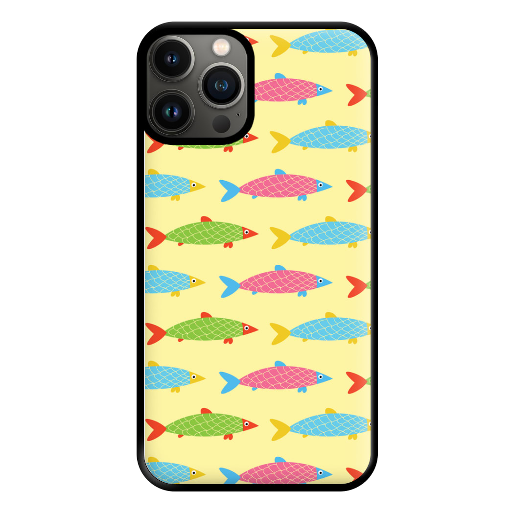 Colourful Cartoon Fish Pattern Phone Case for iPhone 13 Pro Max