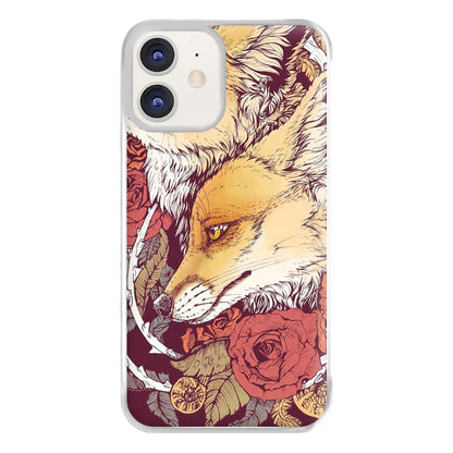 Red Fox Bloom Phone Case for iPhone 12 / 12 Pro