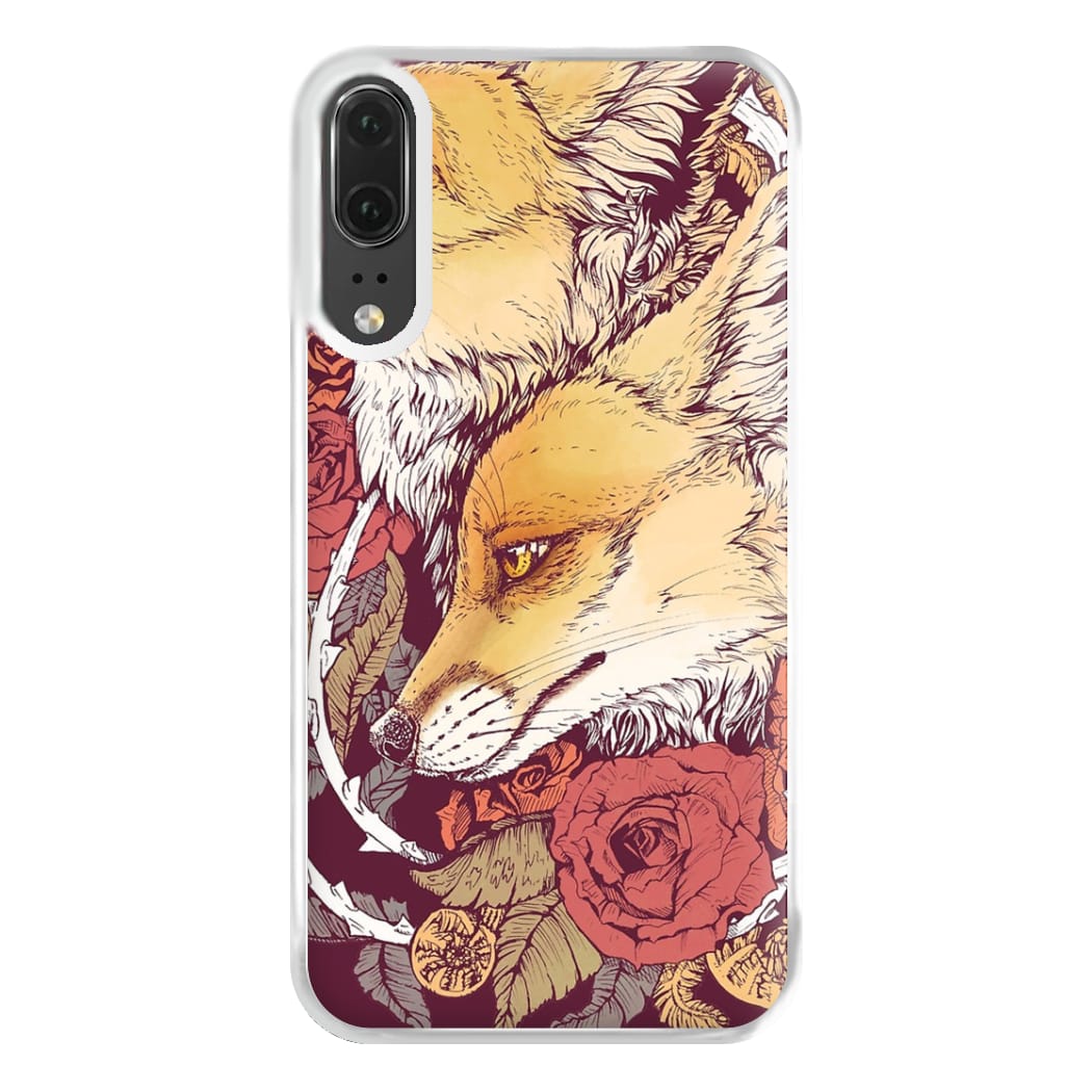 Red Fox Bloom Phone Case for Huawei P20