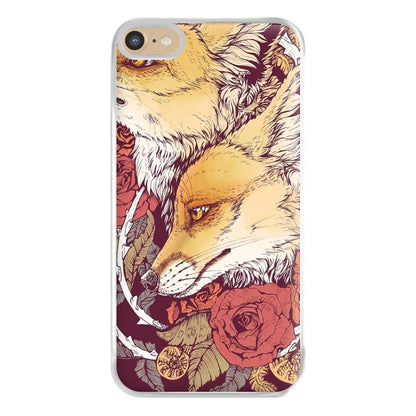 Red Fox Bloom Phone Case for iPhone 6 Plus / 7 Plus / 8 Plus