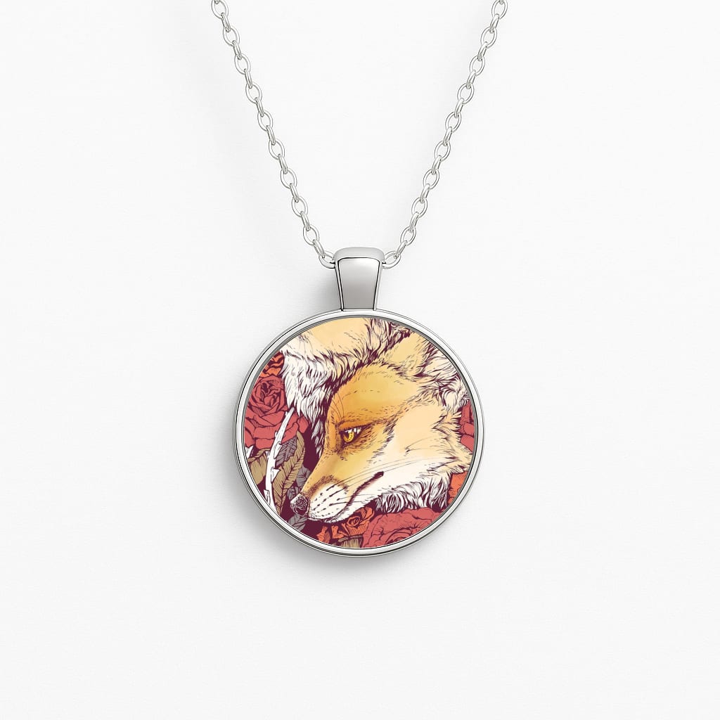 Red Fox Bloom Necklace