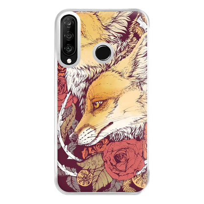 Red Fox Bloom Phone Case for Huawei P30 Lite