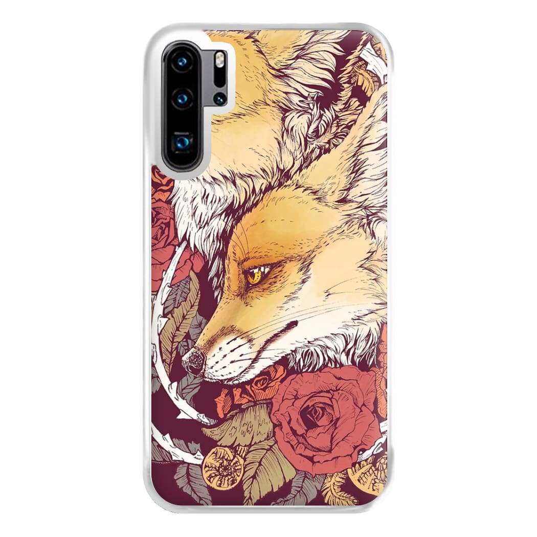 Red Fox Bloom Phone Case for Huawei P30 Pro