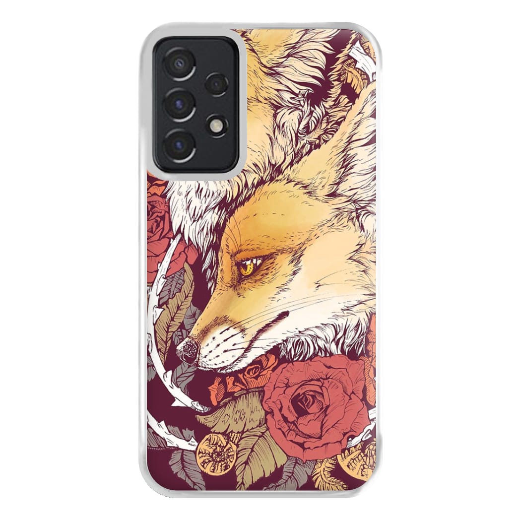 Red Fox Bloom Phone Case for Galaxy A52 / A52s