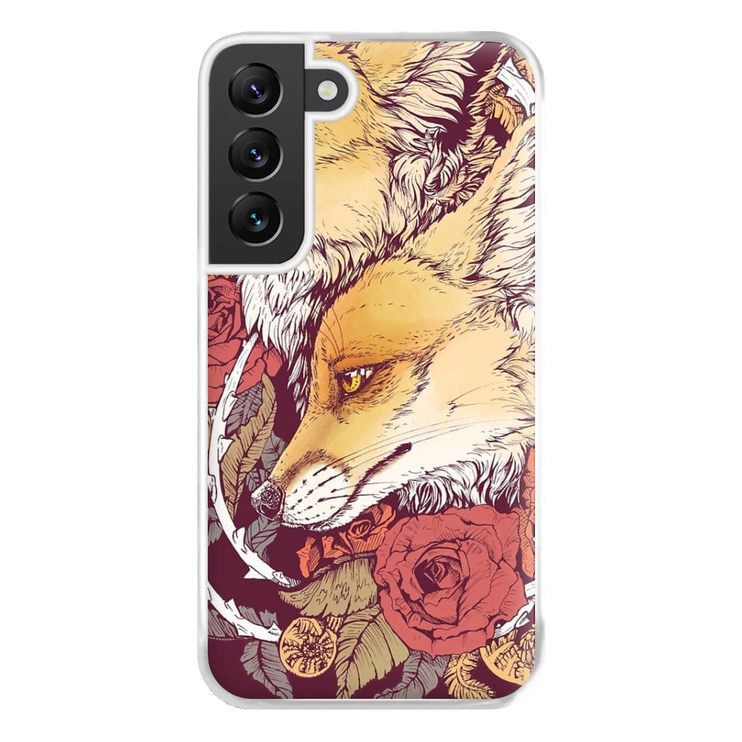 Red Fox Bloom Phone Case for Galaxy S22 Plus