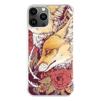 Red Fox Bloom Phone Case for iPhone 13 Pro Max