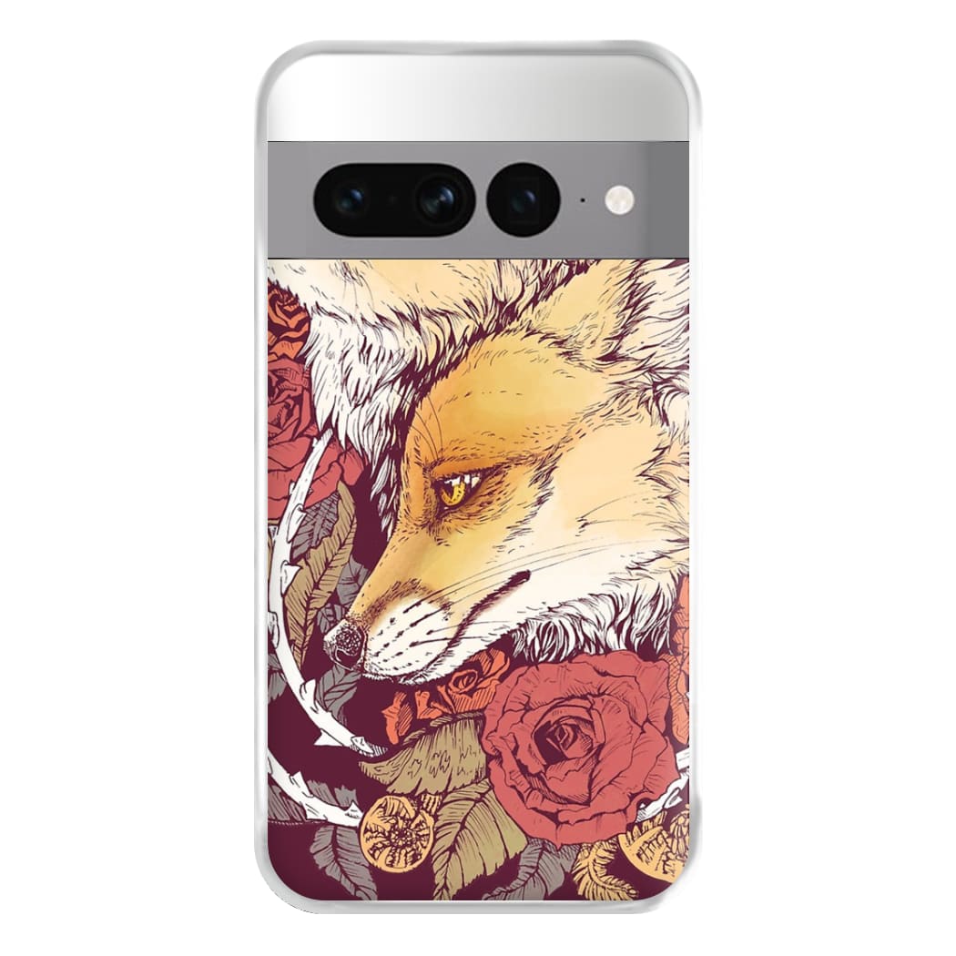 Red Fox Bloom Phone Case for Google Pixel 7 Pro