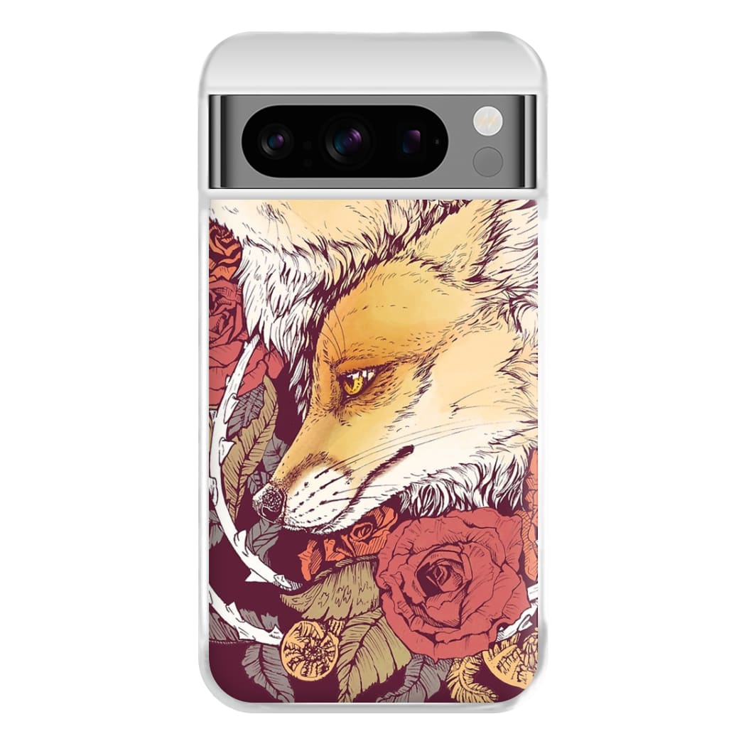 Red Fox Bloom Phone Case for Google Pixel 8 Pro