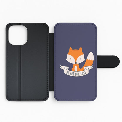Oh For Fox Sake Flip Phone Case