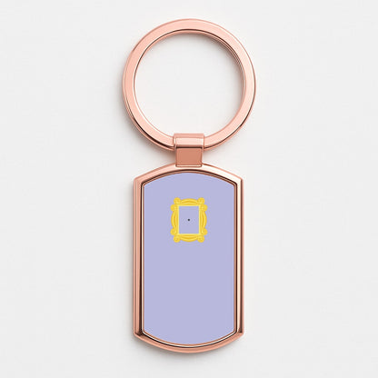 The Door Peephole Rose Gold Keyring