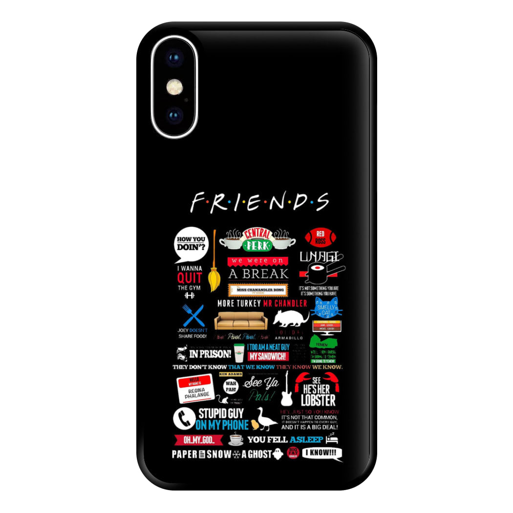 All The Quotes Phone Case for iPhone XS Max